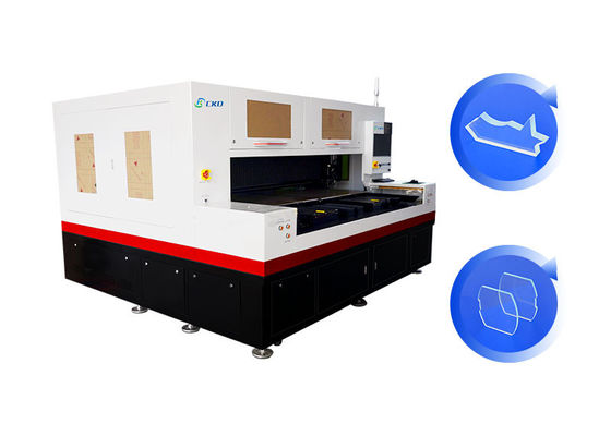 Large Size 90W Fiber Laser Cutting Machine For Screen Protector Glass