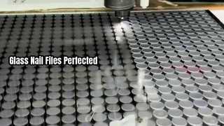 مبرد أظافر، قطع الزجاج بالليزر