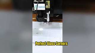 زجاج أبيض فائق القطع بالليزر 2 مم زاوية مربعة مستديرة