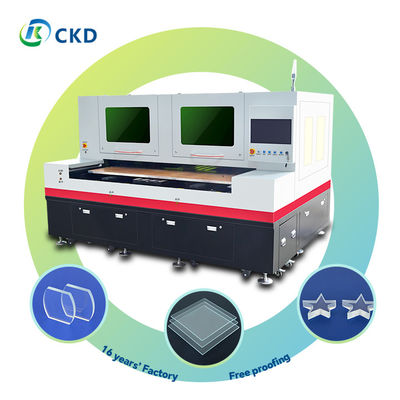 150W-350W Intelligent Laser Glass Cutting Machine With XY Linear Motor