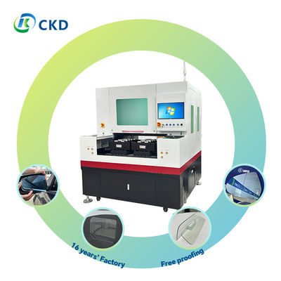 Advanced 220/380V Laser Glass Mirror Cutter With HTI Control System 2000kg 0-45 Cutting Angle