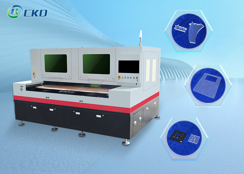 Precision Cutting Laser Glass Cutting Machine with 90w Laser Power / AC220V Voltage
