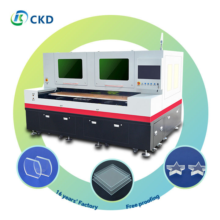 150W-350W Intelligent Laser Glass Cutting Machine With XY Linear Motor