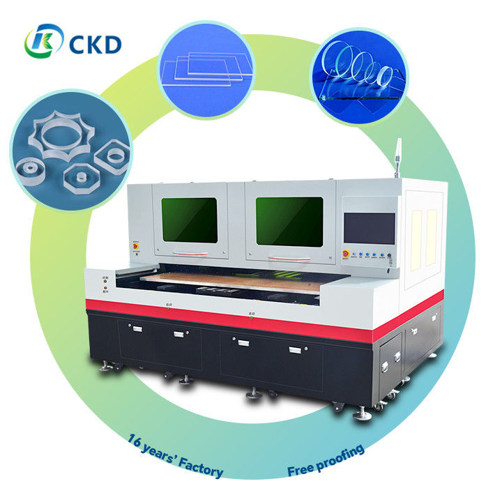 Cutting Thickness 0.03-25mm 1064nm Laser Glass Cutting Machine with XY Motor