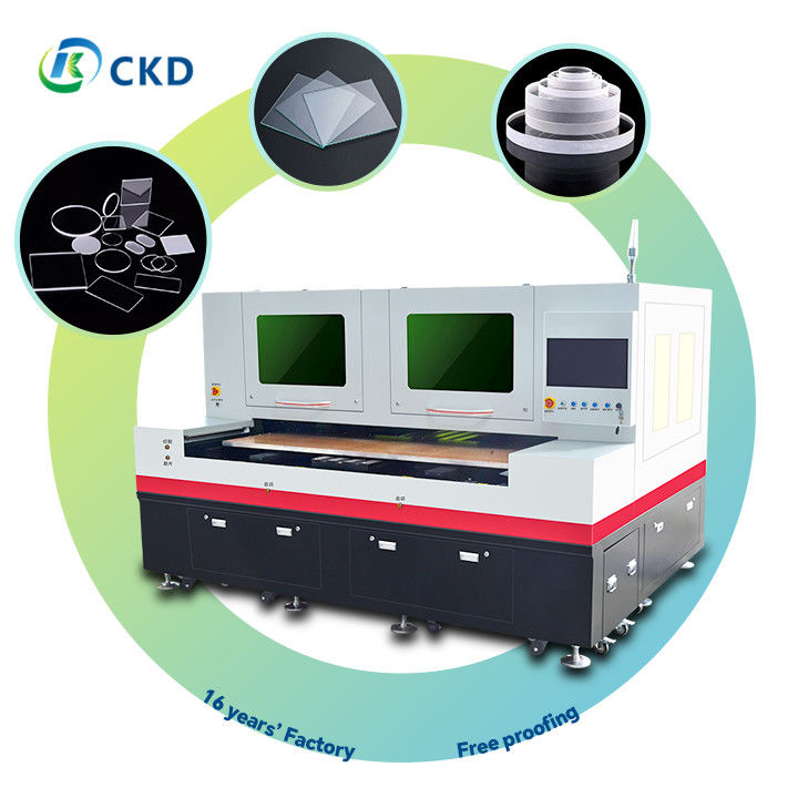 Ultra-Power Stability Laser Glass Cutting Machine With XY Linear Motor Grating Ruler Drive