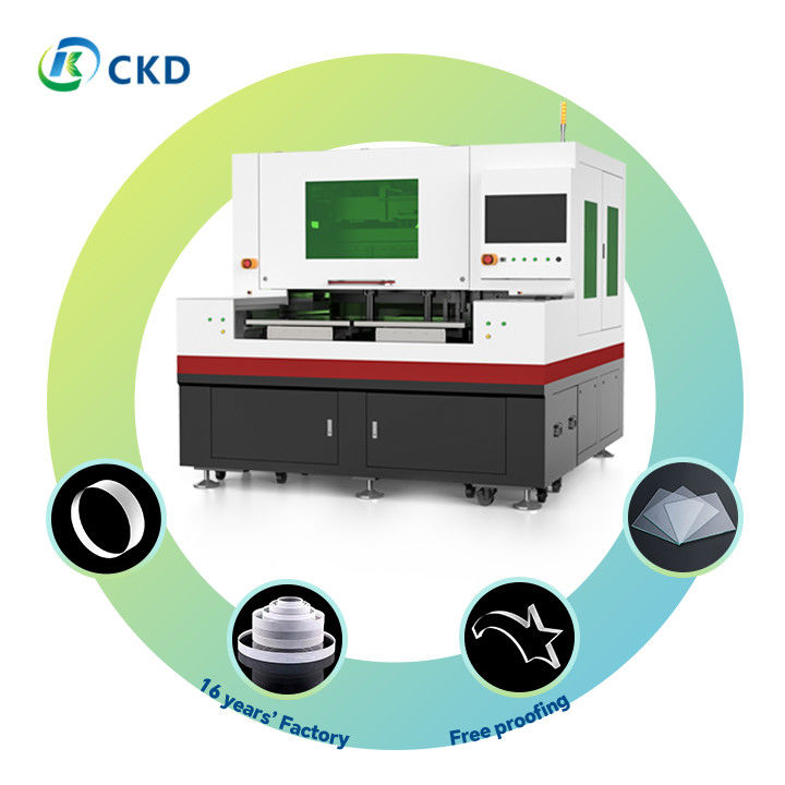 60W Laser Glass Cutter with Water Cooling and Pulse Frequency Up to 1000kHz