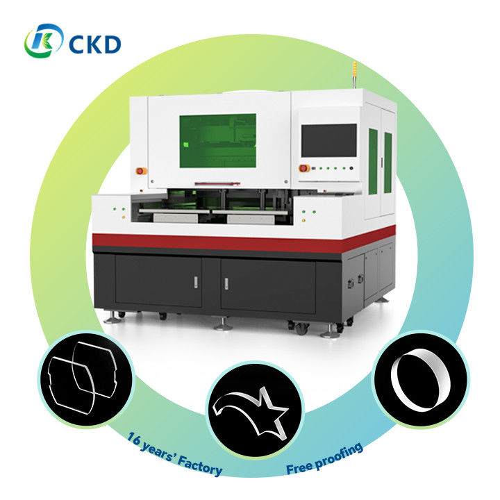 1G Acceleration Fiber Laser Cutting Machine / Thick Glass Laser Cutting Machine for Precise Cutting