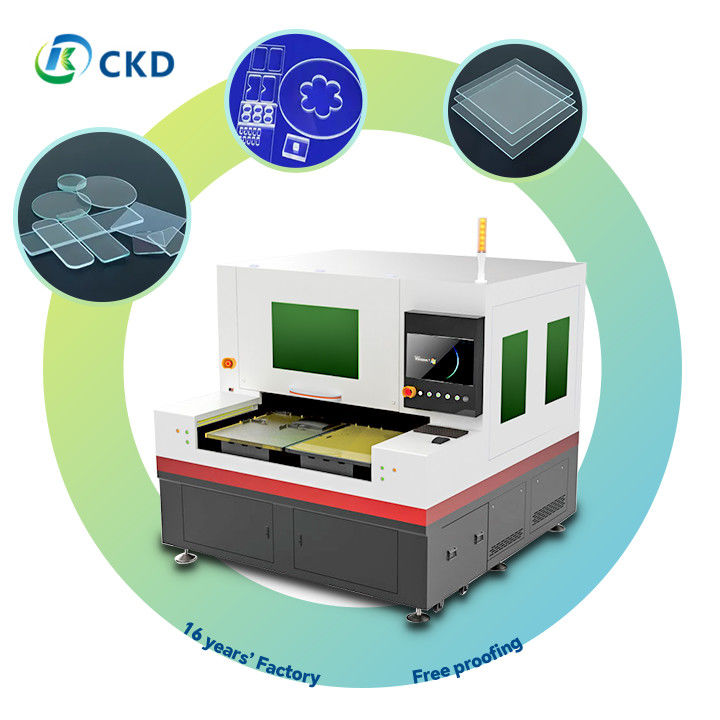Precision Glassware Laser Cutting Machine For Optical Glass Fine Cutting Accuracy
