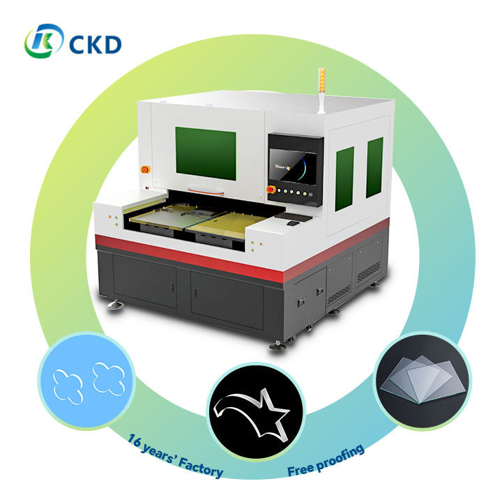 70dB Hyper Precision Thick Glass Laser Cutting Machine For Ultra Thin Glass
