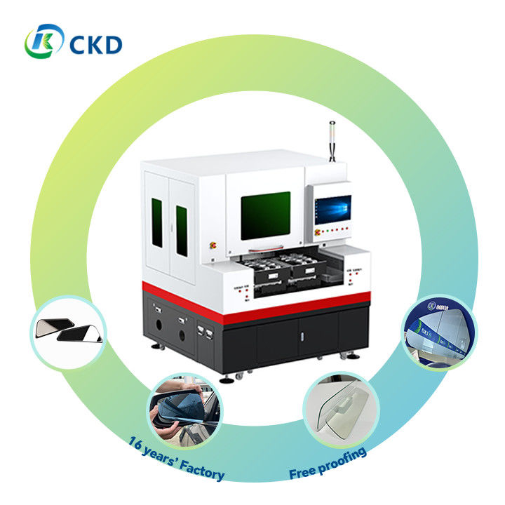 HTI 3.5KW High Speed Glass Mirror Cutting Machine for 260x400mm x2 Cutting Size