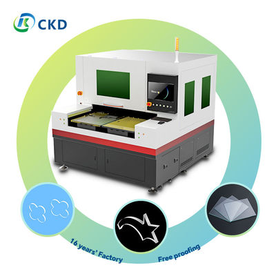 70dB Hyper Precision Thick Glass Laser Cutting Machine For Ultra Thin Glass